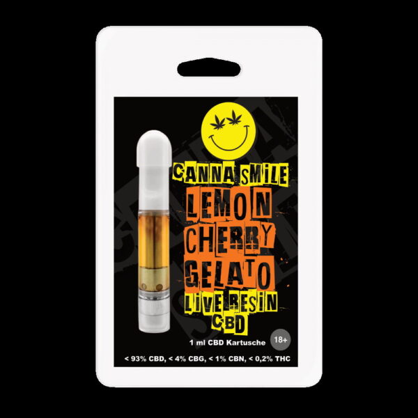 Lemon Cherry Gelato Live Resin CBD Kartusche
