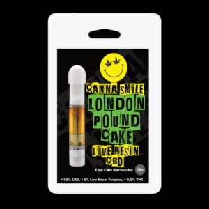 London Pound Cake Live Resin CBD Kartusche