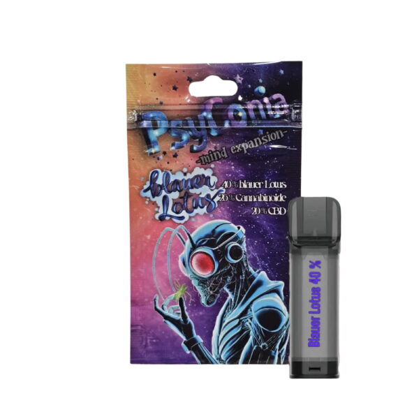 Psyconia 40% Blauer Lotus CBD Vape Pod