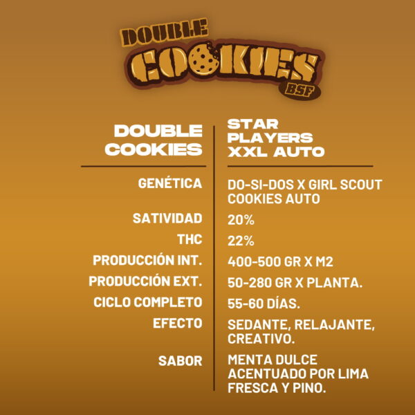 Double Cookies Auto 2 Stk. | BSF Seeds – Bild 2